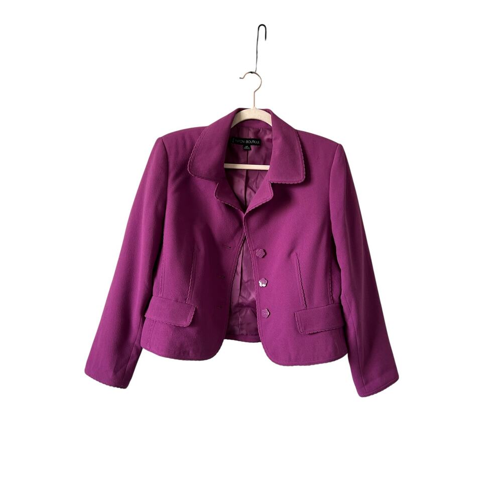 Nipon Boutique Purple Blazer